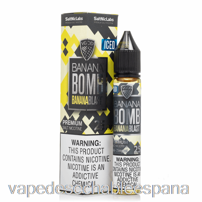 Vape España Iced Banana Blast - Vgod Saltnic - 30ml 25mg